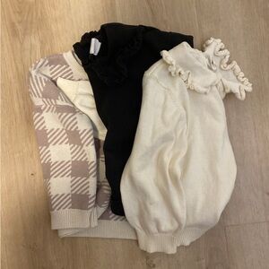 H&M winter girls tops bundle
